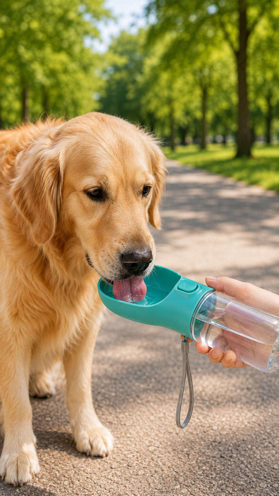 Pattelier Aqua™ – Bouteille d’eau portable pour chien